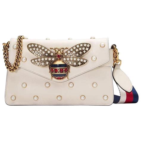 gucci broadway white leather clutch|Gucci clutch suede.